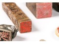 Large Collection Of Chinese Stone Chops And Seals With Other Items
