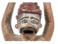 Asian Carved And Painted Wood Figure