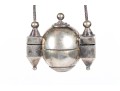 Indian Silver Lingam Box 