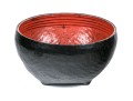 Asian Lacquered Woven Bowl