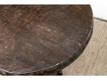 African Tribal Carved Table 