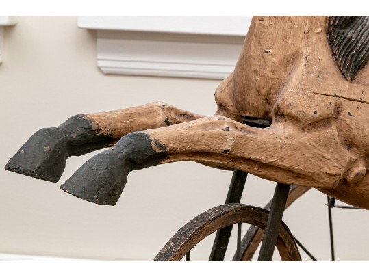 Whimsical Vintage Horse Tricycle