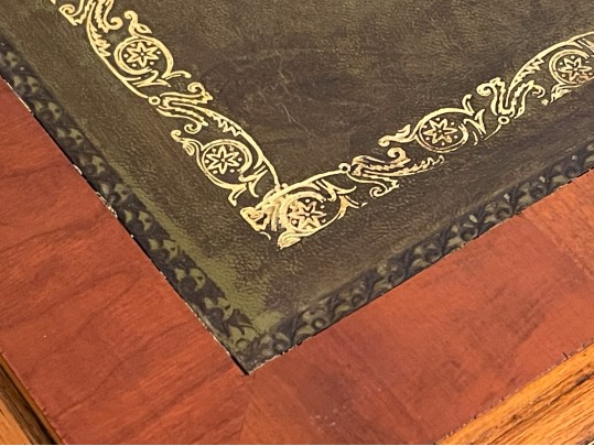 Diminutive Slant Front Marquetry Inlaid Secretary