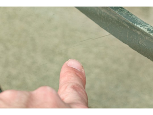 Fabulous Horse Finial Glass Coffee Table