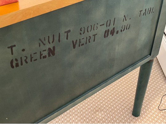 Colorful French Night Table