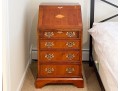 Diminutive Slant Front Marquetry Inlaid Secretary
