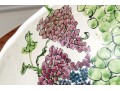 Large Italian Hand Painted Fruit Bowl