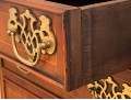 Diminutive Slant Front Marquetry Inlaid Secretary