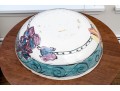 Large Italian Hand Painted Fruit Bowl