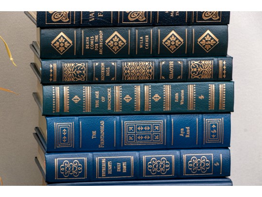 Collection Of 50 Leather Bound Books