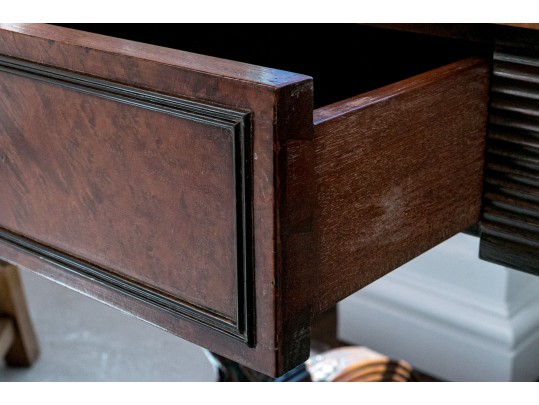 Marvelously Crafted Drop Leaf Library Table