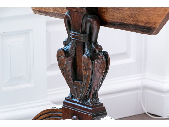 Marvelously Crafted Drop Leaf Library Table