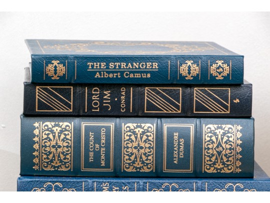 Collection Of 50 Leather Bound Books