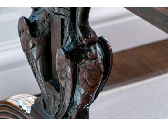 Marvelously Crafted Drop Leaf Library Table