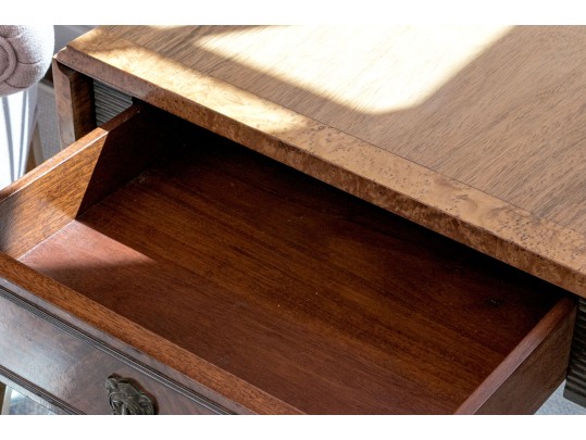 Marvelously Crafted Drop Leaf Library Table