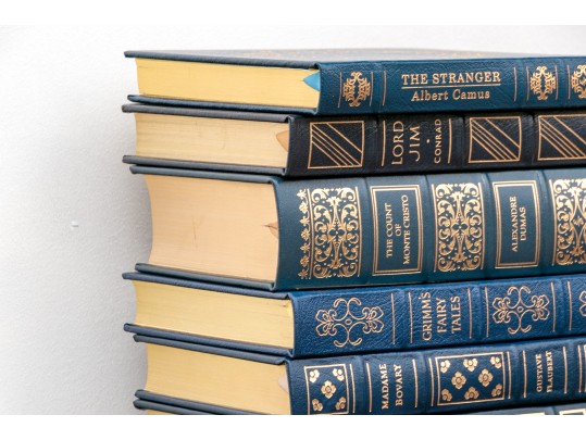Collection Of 50 Leather Bound Books