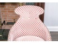 Divine Pair Of Upholstered Armchairs With Brass Tack Nailhead Trim