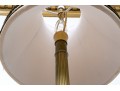 Pair Of Cut Crystal And Brass Table Lamps 