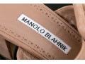 Manolo Blahnik Suede Slides