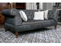Fashionable Chesterfield Style Upholstered Sofa