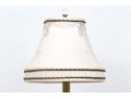 Pair Of Cut Crystal And Brass Table Lamps 