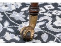 Louis XVI Style Brass Mounted, Upholstered Stool / Ottoman