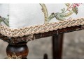 Louis XVI Style Brass Mounted, Upholstered Stool / Ottoman