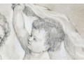P Giovanni Signed Mixed Media On Paper, Putti