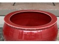 Chinese Sang De Boeuf Glazed Ceramic Jardiniere On Stand