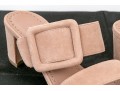 Manolo Blahnik Suede Slides
