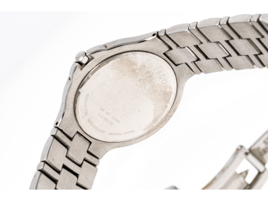 Movado Handsome Stainless Steel Quartz Watch, Retail Approx. $400
