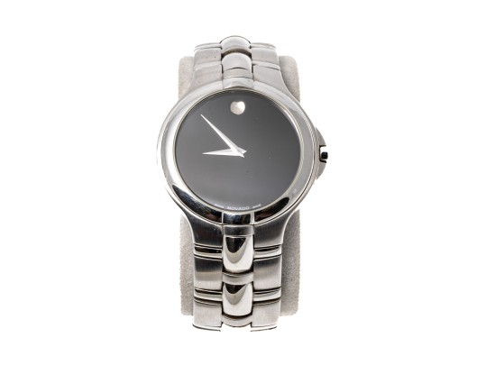 Movado Handsome Stainless Steel Quartz Watch, Retail Approx. $400