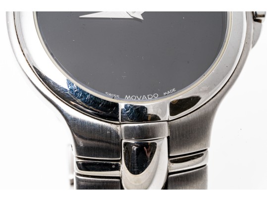 Movado Handsome Stainless Steel Quartz Watch, Retail Approx. $400