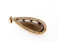 Fantastic Pear Cut Smoky Quartz 14K Pendant