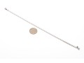 Sterling Silver Lovely Round Brilliant Cut CZ Line Bracelet