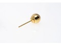 18K Yellow Gold Classic Ball Earrings, With Ribbed Twisted Earrings Jackets