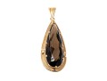 Fantastic Pear Cut Smoky Quartz 14K Pendant
