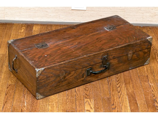 Antique Oak Tool Chest