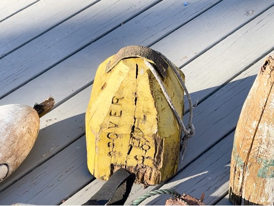 Fantastic Vintage Collection Of Paint Finished Nautical Buoys