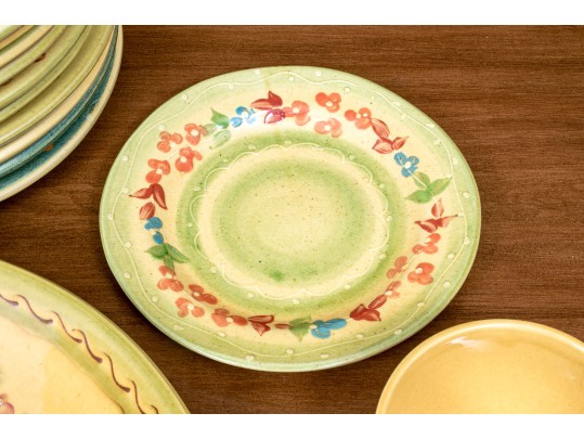 French 25 Piece Terre Provence Ceramic Service