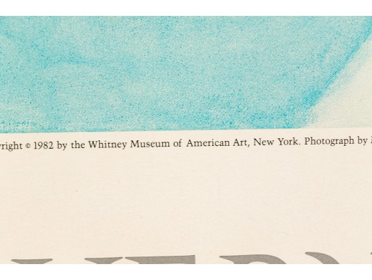 Milton Avery Whitney Museum Exhibition Poster, 1982