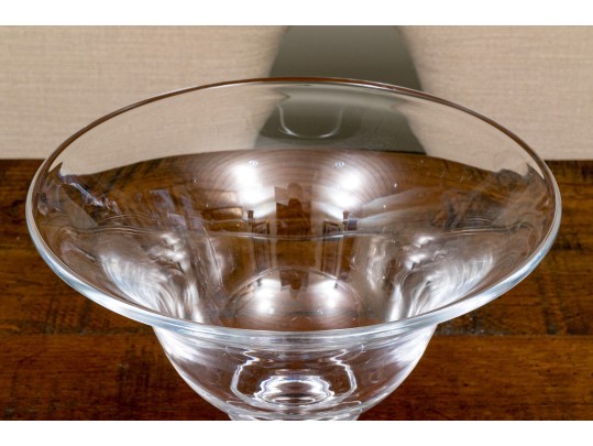 Simon Pearce Crystal Footed Bowl With Waterford Crystal Ring Dish
