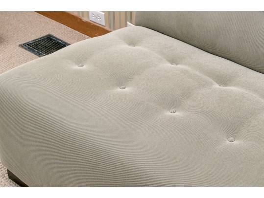 Stylish Crate & Barrel Tufted Sofa