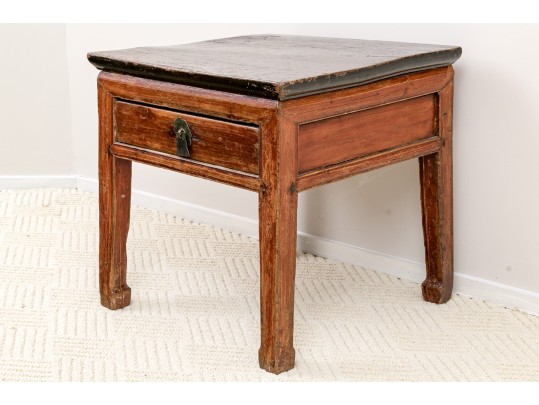 Vintage Chinese Wood Side Table