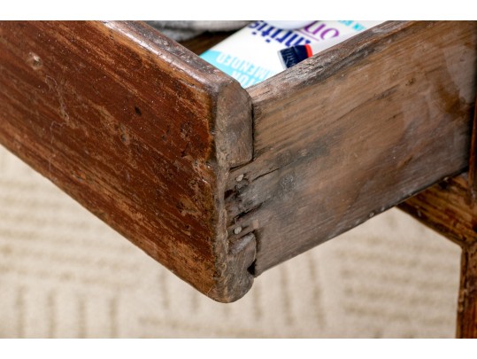 Vintage Chinese Wood Side Table