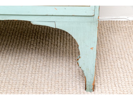 Fabulous Vintage Paint Finished Cedar Blanket Chest 