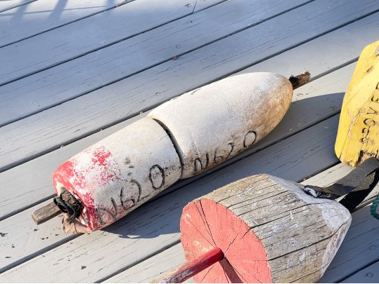 Fantastic Vintage Collection Of Paint Finished Nautical Buoys