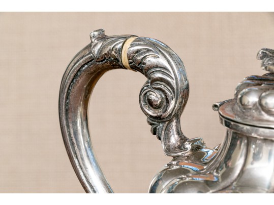 Vintage Three Piece Mexican Sterling Silver Tea Set, 60.72 OZT