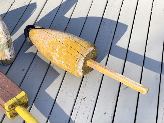 Fantastic Vintage Collection Of Paint Finished Nautical Buoys