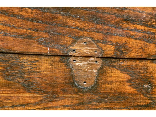 Antique Oak Tool Chest